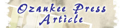 Ozaukee Press Article